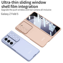 Load image into Gallery viewer, All-inclusive Lens Slide Protector Phone Case With Back Screen Protector For Samsung Galaxy Z Fold5 - Mycasety Mycasety