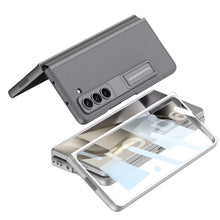 Carregar imagem no visualizador da galeria, Luxury Leather Shockproof Phone Case With Screen Protector For Samsung Galaxy Z Fold6