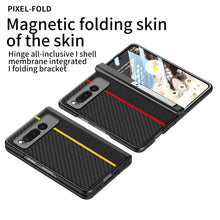 Load image into Gallery viewer, Magnetic All-inclusive Leather Case With Tempered Film For Google Pixel Fold With Invisible Bracket - mycasety2023 Mycasety