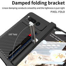 Load image into Gallery viewer, Magnetic Folding All-inclusive Leather Case With Tempered Film For Google Pixel Fold With Damped Folding Bracket & Card Holder - mycasety2023 Mycasety
