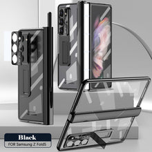 Load image into Gallery viewer, Magnetic Hinge Plating Case For Galaxy Z Fold5 Fold4 Fold3 With Double Hinge Protector - mycasety2023 Mycasety
