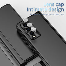 Load image into Gallery viewer, Luxury Magnetic Hinge Pen Holder Full Protection Case For Samsung Galaxy Z Fold3 Fold4 5G With Tempered Glass Film - Mycasety Mycasety