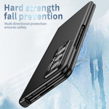 Load image into Gallery viewer, Luxury Magnetic Hinge Pen Holder Full Protection Case For Samsung Galaxy Z Fold3 Fold4 5G With Tempered Glass Film - Mycasety Mycasety