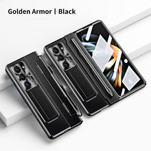 Load image into Gallery viewer, Armor Electroplated Anti-fall Protective Phone Case For Samsung Galaxy Z Fold3/4/5 With Back Screen Glass - Mycasety Mycasety