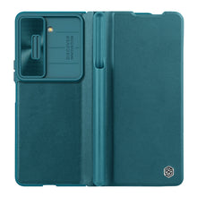 Load image into Gallery viewer, Luxurious Leather Cover Shockproof Phone Case Lens Protector & Pen Slot For Galaxy Z Fold 6/5/4