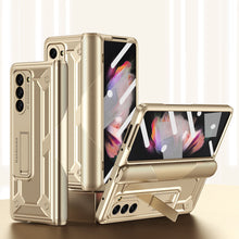 Load image into Gallery viewer, 360 All Inclusive Samasung Galaxy Z Fold5 Fold4 Fold3 Case With Hinge Lid & Kick-stand - Mycasety Mycasety