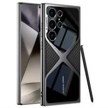 Lade das Bild in den Galerie-Viewer, Electroplated Leather Anti-fall Protective Phone Case For Samsung Galaxy S24 S23 Ultra - Mycasety Mycasety