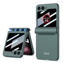 Load image into Gallery viewer, Magnetic Hinge Samsung Galaxy Z Flip5 Flip6 Full Coverage Phone Case with Front Screen Protector