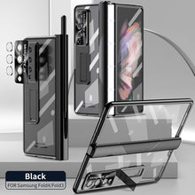 Load image into Gallery viewer, Luxury Magnetic Hinge Transparent Case For Samsung Galaxy Z Fold4 Fold3 5G - Mycasety Mycasety