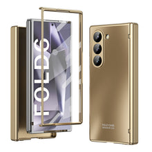 Load image into Gallery viewer, Electroplating Shockproof Phone Case With Back Screen Protector Film For Galaxy Z Fold 7/6/5/4/3