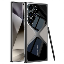 Lade das Bild in den Galerie-Viewer, Electroplated Leather Anti-fall Protective Phone Case For Samsung Galaxy S24 S23 Ultra - Mycasety Mycasety