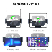 Load image into Gallery viewer, 15W Intelligent Automatic Sensor Dual Charging Car Holder Charger For Samsung Galaxy Z Fold5 Fold4 Fold3 5G - Mycasety Mycasety