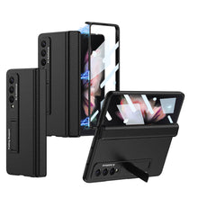 Load image into Gallery viewer, Magnetic Hinge Invisible Bracket All-included Protective Leather Phone Case For Samsung Galaxy Z Fold 5/4/3 - Mycasety Mycasety