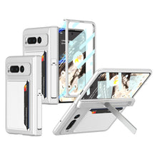 Load image into Gallery viewer, Magnetic Folding All-inclusive Leather Case With Tempered Film For Google Pixel Fold With Damped Folding Bracket & Card Holder - mycasety2023 Mycasety