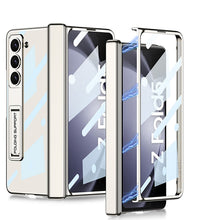 Load image into Gallery viewer, Magnetic Hinge Invisible Bracket Electroplated Protective Phone Case For Samsung Galaxy Z Fold5 Fold4 - mycasety2023 Mycasety