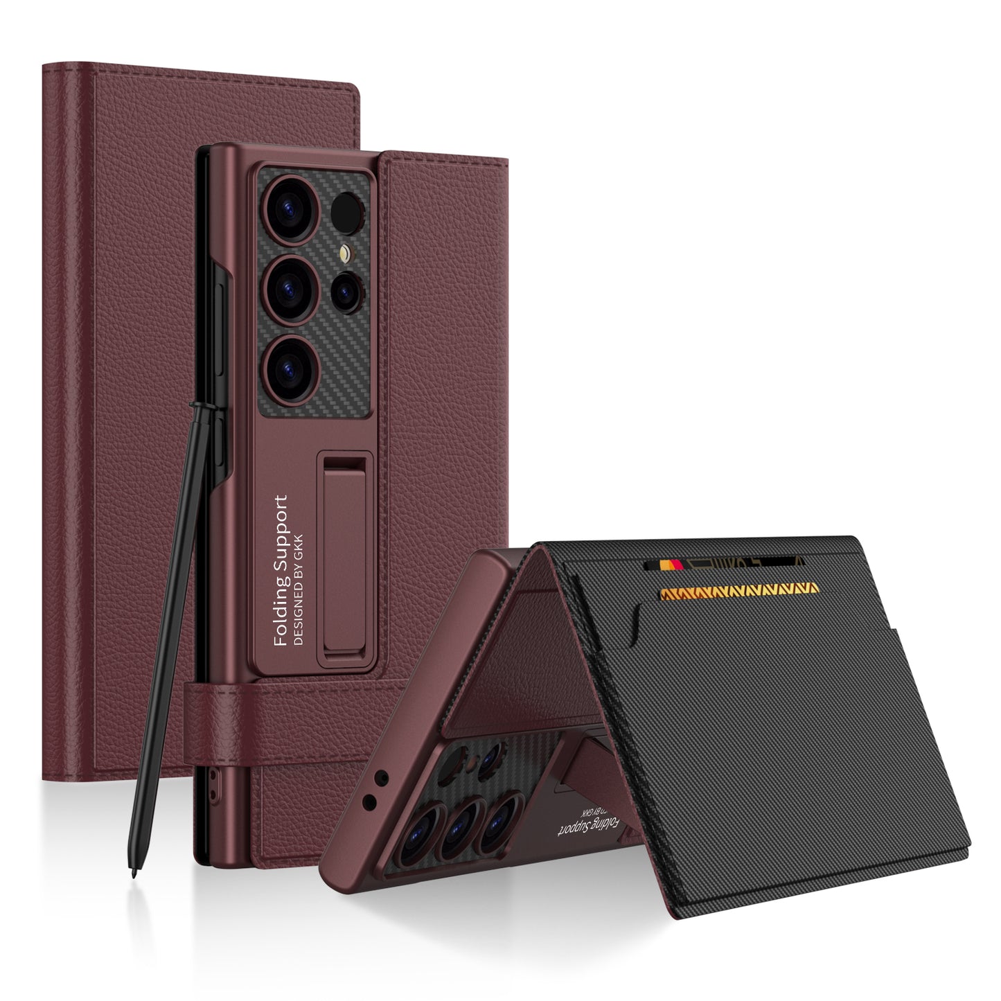 Magnetic Leather Cardhold Phone Case For Samsung Galaxy S23/S24 Series