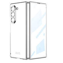 Carregar imagem no visualizador da galeria, Transparent Electroplating Shockproof Phone Case With Back Screen Protector For Samsung Galaxy Z Fold 6