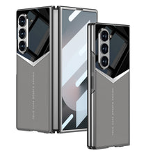 Lade das Bild in den Galerie-Viewer, SPORTS DESIGN | Electroplating Leather Shockproof Phone Case With Screen Protector For Samsung Galaxy Z Fold6