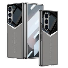 Load image into Gallery viewer, SPORTS DESIGN | Electroplating Leather Shockproof Phone Case With Screen Protector For Galaxy Z Fold6