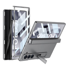 Load image into Gallery viewer, Magnetic Hinge Pen Box Shockproof Phone Case With Screen Protector For Galaxy Z Fold 6
