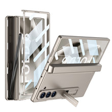 Carregar imagem no visualizador da galeria, Magnetic Hinge Pen Box Shockproof Phone Case With Screen Protector For Samsung Galaxy Z Fold 6