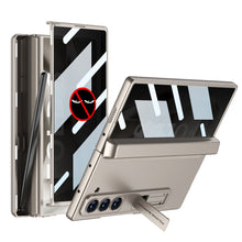 Cargar imagen en el visor de la galería, Magnetic Hinge Pen Box Shockproof Phone Case With Anti-peep Screen Protector For Galaxy Z Fold 6