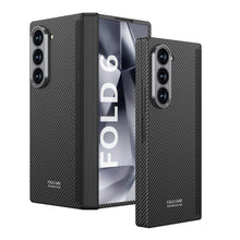 Carregar imagem no visualizador da galeria, Luxury Magnetic Hinge Carbon Fiber Shockproof Phone Case For Samsung Galaxy Z Fold6