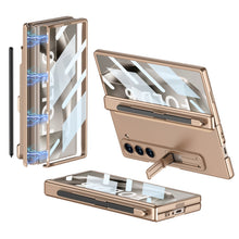 Load image into Gallery viewer, Magnetic Hinge Pen Slot Shockproof Phone Case With Screen Protector For Galaxy Z Fold 6
