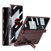 Load image into Gallery viewer, Magnetic Hinge Pen Box Shockproof Phone Case With Anti-peep Screen Protector For Galaxy Z Fold 6