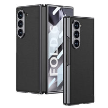 Cargar imagen en el visor de la galería, Electroplating Leather Shockproof Phone Case With Screen Protector For Galaxy Z Fold6