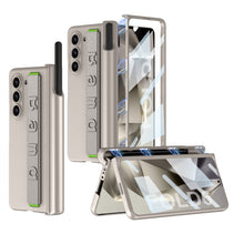 Carregar imagem no visualizador da galeria, Magnetic Hinge Pen Box Shockproof Phone Case With Screen Protector & Wristband For Samsung Galaxy Z Fold6