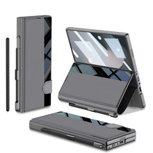 Load image into Gallery viewer, Luxurious Leather Cover Shockproof Phone Case With Screen Protector & Pen Slot For Galaxy Z Fold 6/7