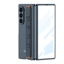 Cargar imagen en el visor de la galería, Luxury Wristband Holder Shockproof Phone Case With Back Screen Protector For Samsung Galaxy Z Fold6