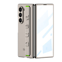 Cargar imagen en el visor de la galería, Luxury Wristband Holder Shockproof Phone Case With Back Screen Protector For Samsung Galaxy Z Fold6
