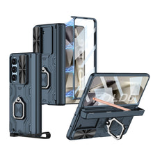 Cargar imagen en el visor de la galería, Armor Shockproof Ring Holder Pen Box Phone Case With Screen Protector For Samsung Galaxy Z Fold6