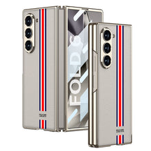 Cargar imagen en el visor de la galería, Electroplating Leather Shockproof Phone Case With Screen Protector For Galaxy Z Fold6