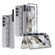 Carregar imagem no visualizador da galeria, Magnetic Hinge Pen Box Shockproof Phone Case With Screen Protector & Wristband For Samsung Galaxy Z Fold6
