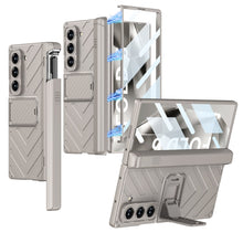Cargar imagen en el visor de la galería, Armor Magnetic Hinge Pen Box Shockproof Phone Case With Screen Protector For Samsung Galaxy Z Fold6