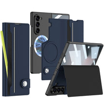Load image into Gallery viewer, Magnetic Flip Leather Cover Card Holder Anti-Fall Shockproof Phone Case For Galaxy Z Fold 7/6/5