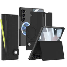 Load image into Gallery viewer, Magnetic Flip Leather Cover Card Holder Anti-Fall Shockproof Phone Case For Galaxy Z Fold 7/6/5