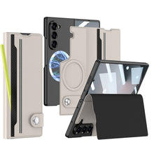 Load image into Gallery viewer, Magnetic Flip Leather Cover Card Holder Anti-Fall Shockproof Phone Case For Galaxy Z Fold 7/6/5