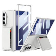 Load image into Gallery viewer, Business-style Leather Card Holderr Phone Case With Back Screen Film For Galaxy Z Fold 7/6/5