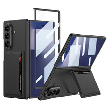 Load image into Gallery viewer, Business-style Leather Card Holderr Phone Case With Back Screen Film For Galaxy Z Fold 7/6/5