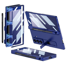 Load image into Gallery viewer, Magnetic Hinge Pen Slot Hidden Bracket All-included Case With Back Screen Protector For Galaxy Z Fold 7/6/5/4/3