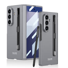 Load image into Gallery viewer, Business-style Magnetic Hinge Phone Case With Pen Slot & Stylus For Galaxy Z Fold7