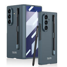 Load image into Gallery viewer, Business-style Magnetic Hinge Phone Case With Pen Slot & Stylus For Galaxy Z Fold7