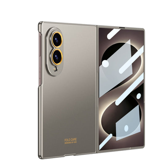 Galaxy Z Fold 8 Ultra-Thin Matte Case With Built-in Tempered Glass