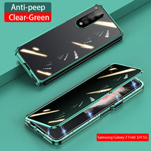Load image into Gallery viewer, Samsung Galaxy Z Fold5 Fold4 Fold3 Magnetic Double-Sided Protection Tempered Glass Aluminum Frame Phone Case - mycasety2023 Mycasety