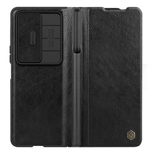 Load image into Gallery viewer, Luxurious Leather Cover Shockproof Phone Case Lens Protector & Pen Slot For Galaxy Z Fold 6/5/4