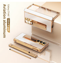 Load image into Gallery viewer, Aluminum Alloy Electroplating Shockproof Phone Case For Galaxy Z Fold 7/6/5/4/3